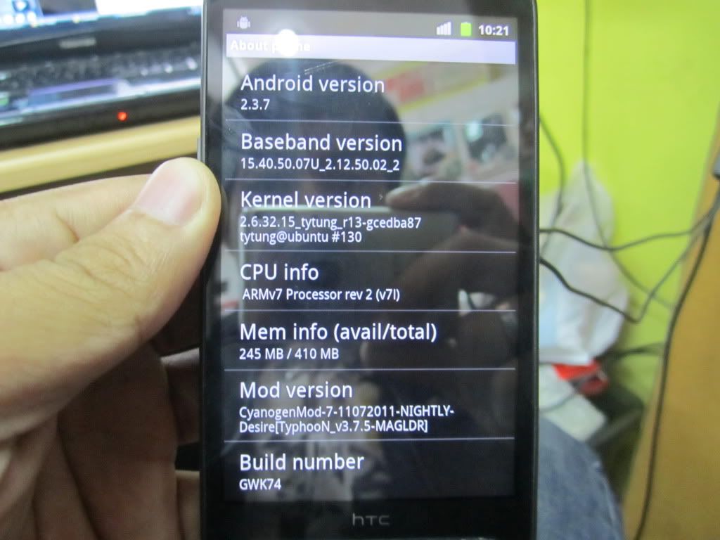 HTC HD2 WindowsPhone/Successfully Changed OS into Android Gingerbread ...