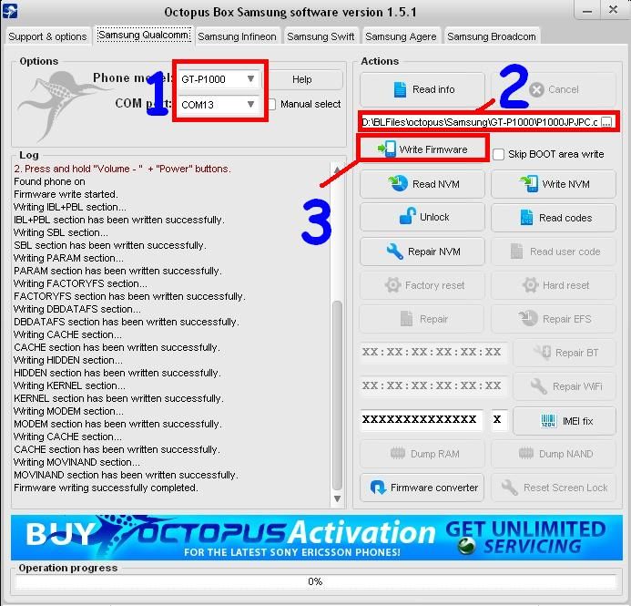 Octopus Box Samsung Software Cracked