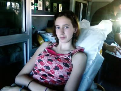 Brianne in the ambulance 082508
