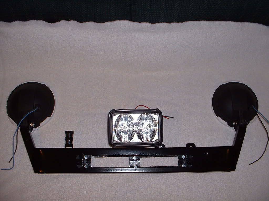 Cab/ third brake light mount for off road lights /CBAntenna Chevy