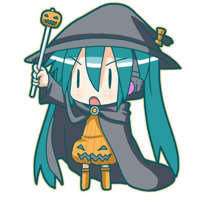 Chibi Witch Miku-san Pictures, Images and Photos