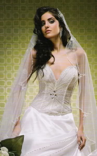 luxury wedding dress, sexy gown design