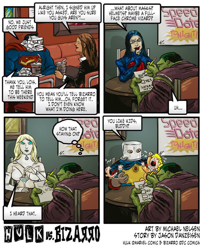 Hulk vs. Bizarro webcomic 50 Foot Robot Studios The Comic Rack