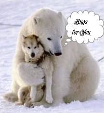 no words, but asking for hugs?