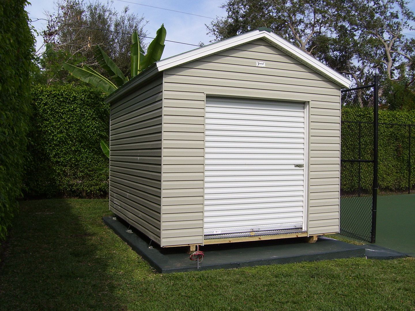 So! buy a shed with a 16 oc. frame.