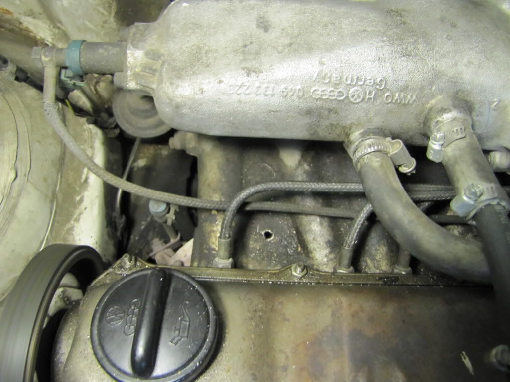 Hole in intake manifold VW Vortex Volkswagen Forum