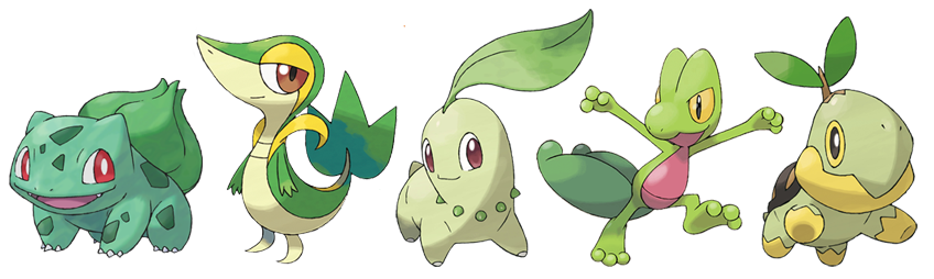 Pokemon Grass Starters Photo By Appreciator Photobucket