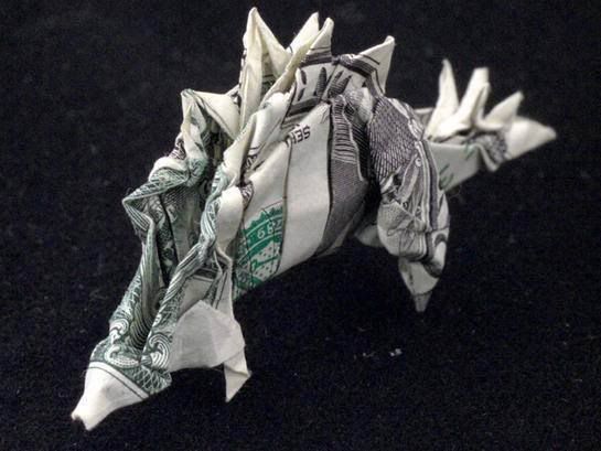 Оригами из денег (13 фото)