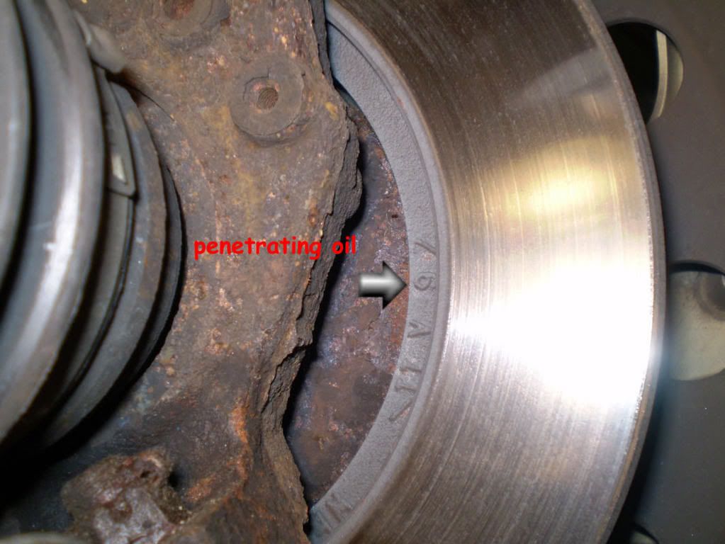 Tips for removing rusted rotors Forums