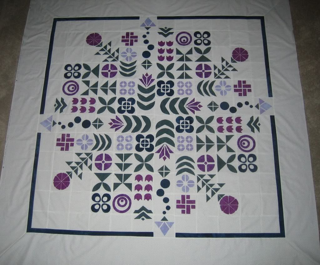an old English quilt book
