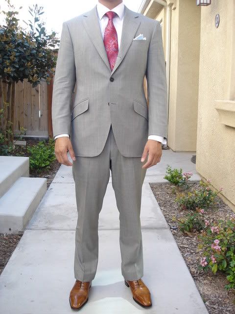 Grey Suit Tie