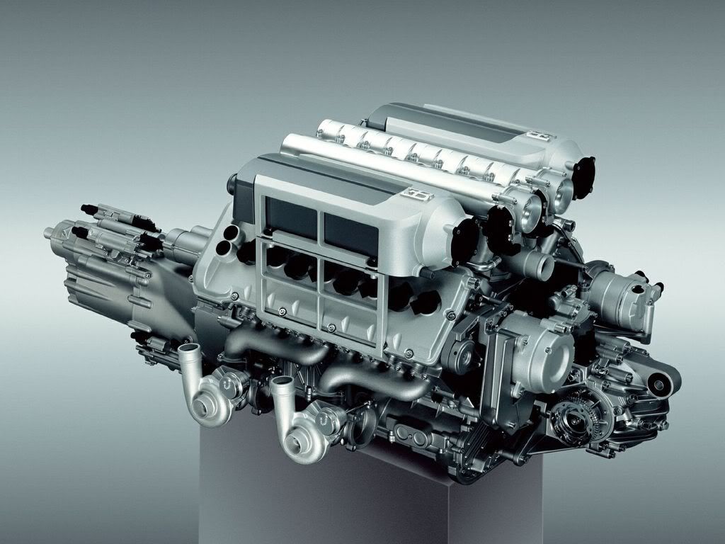 Bugatti Veyron's Engine