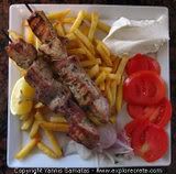 greek food, souvlaki
