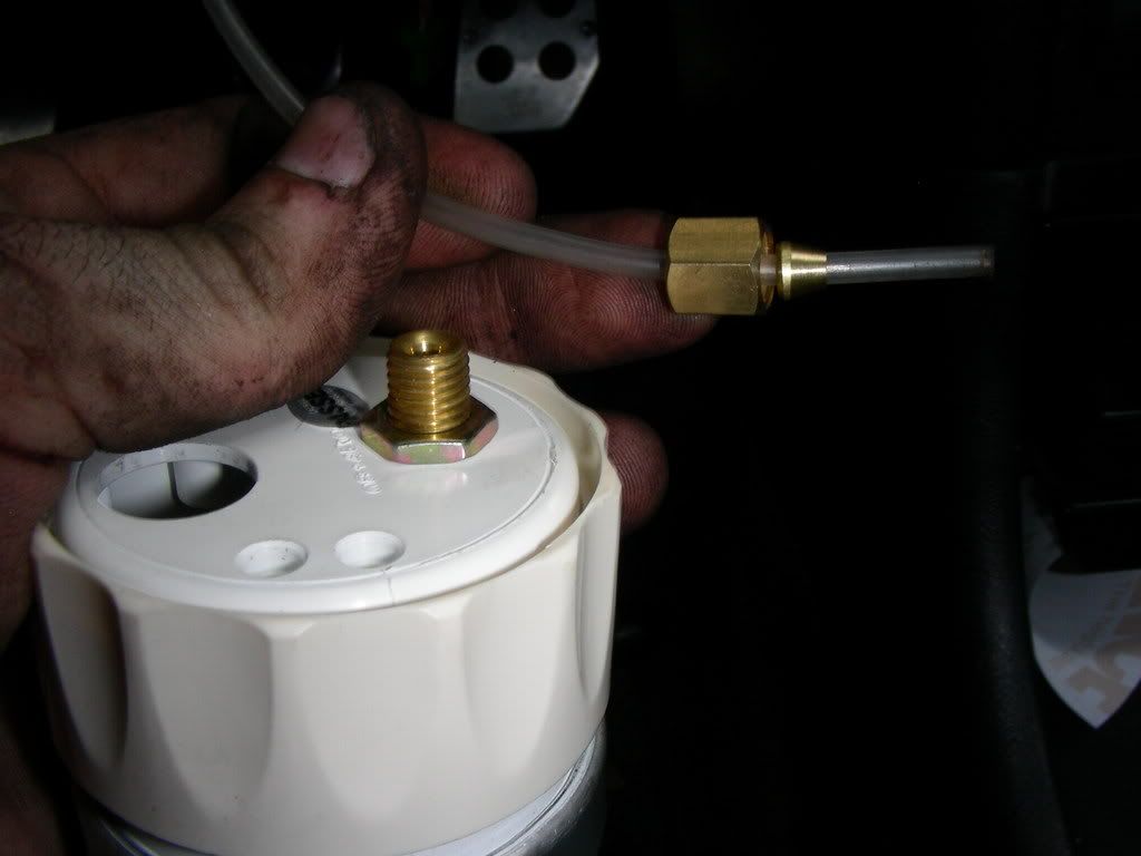 Oil pressure gauge install honda #1