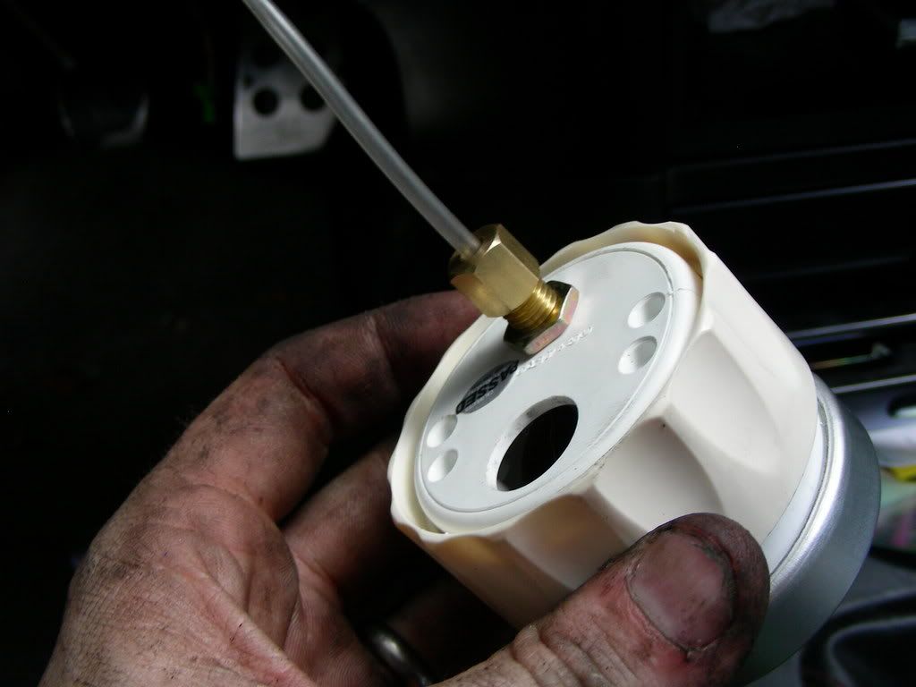 Install electrical oil pressure gauge honda #3