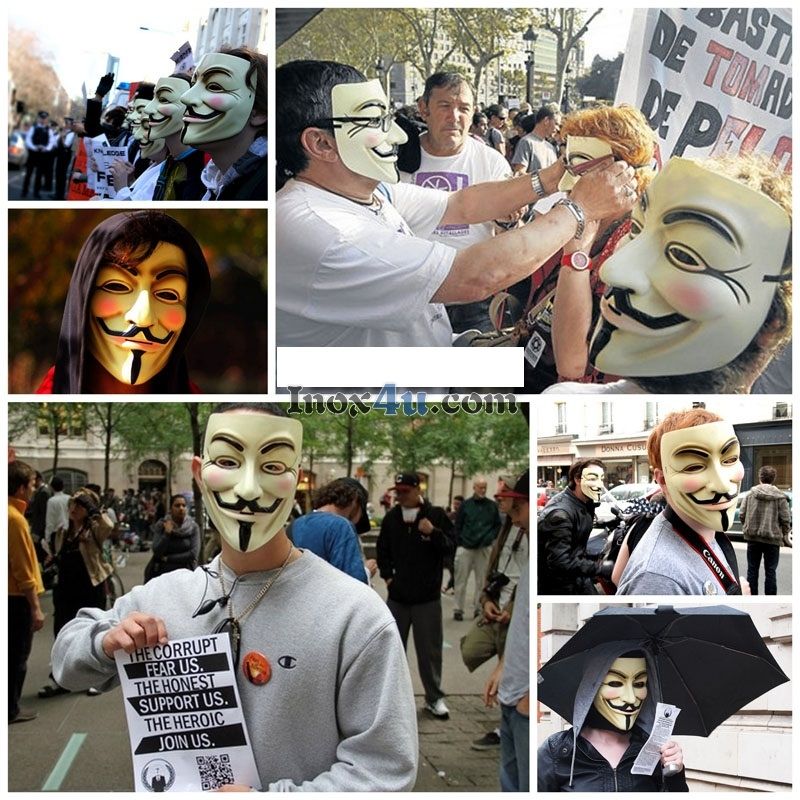 Mặt Nạ + Áo choàng hóa trang (Anonymous, Guy Fawkes, JABBAWOCKEEZ, cướp biển...) 40k