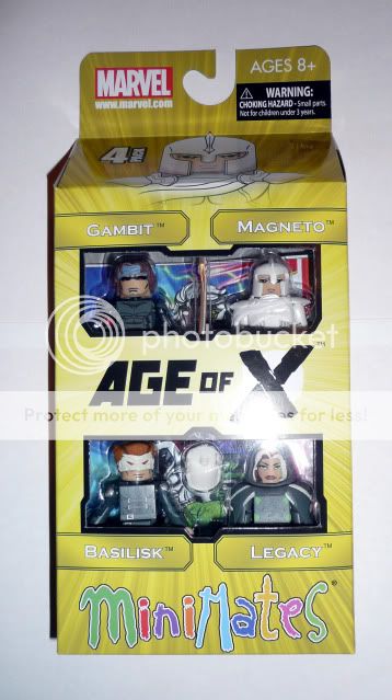   Minimates Age of X Box Set (Basilisk, Magneto, Gambit, Rogue)  