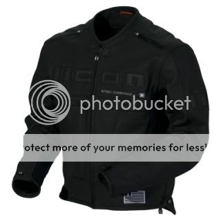 new mens icon motorhead jacket large black  